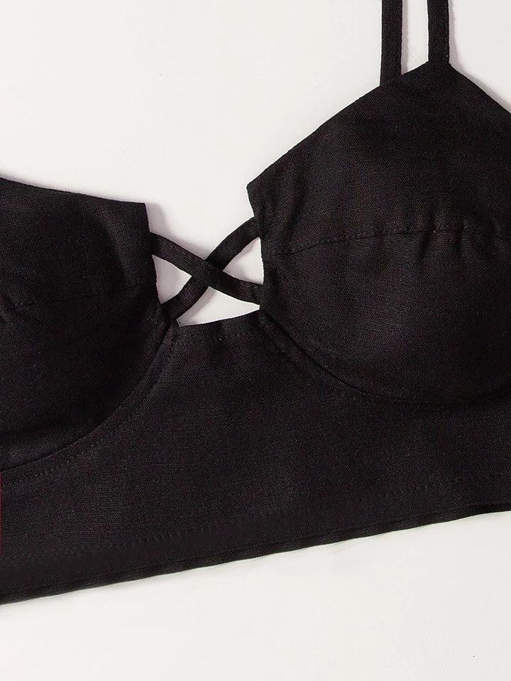 Cropped Feminino com Bojo