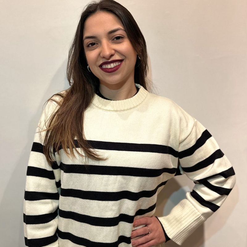 Suéter Feminino Listrado
