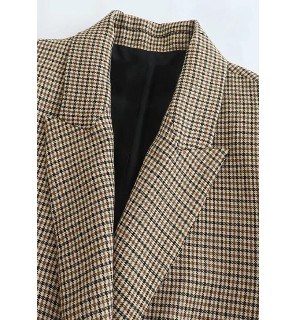 blazer xadrez feminino , blazer xadrez, blazer quadriculado feminino, blazer quadriculado, blazer feminino xadrez, Blazer