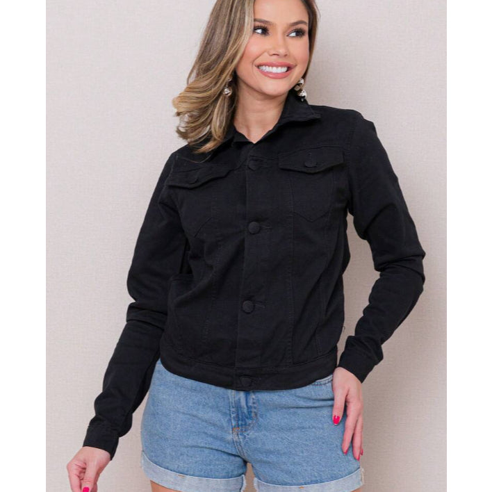 Jaqueta Feminina Jeans Isis