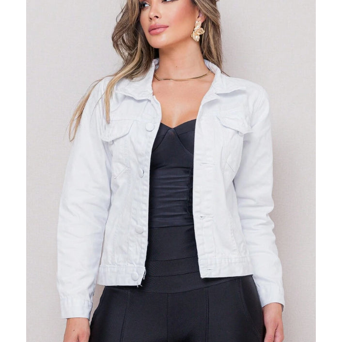 Jaqueta Feminina Jeans Isis