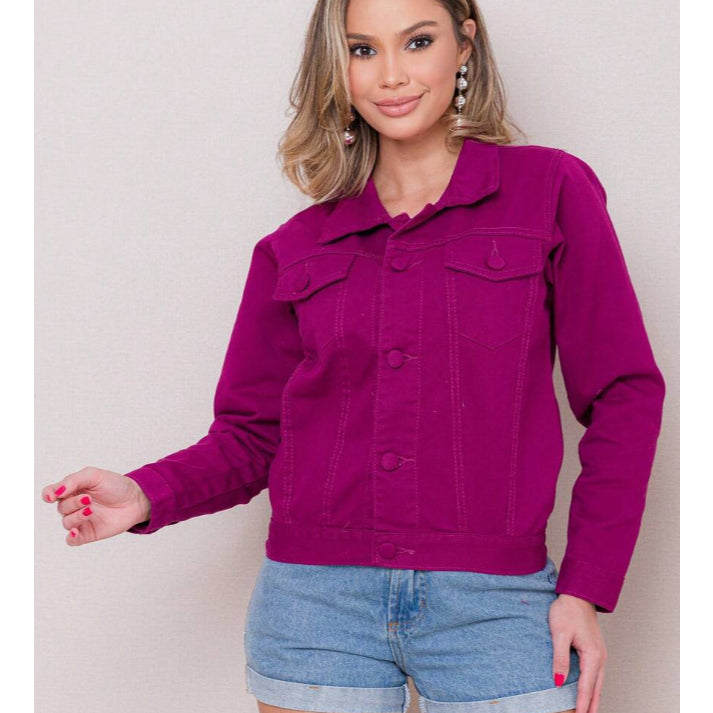 Jaqueta Feminina Jeans Isis