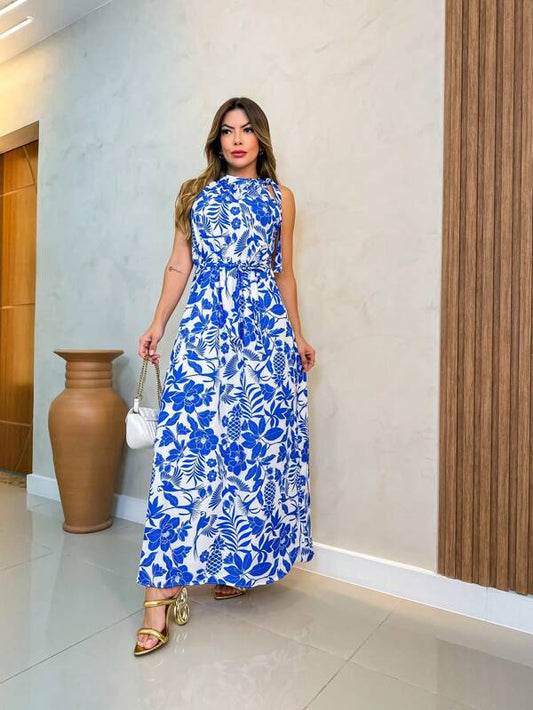 Vestido Feminino Longo Grécia
