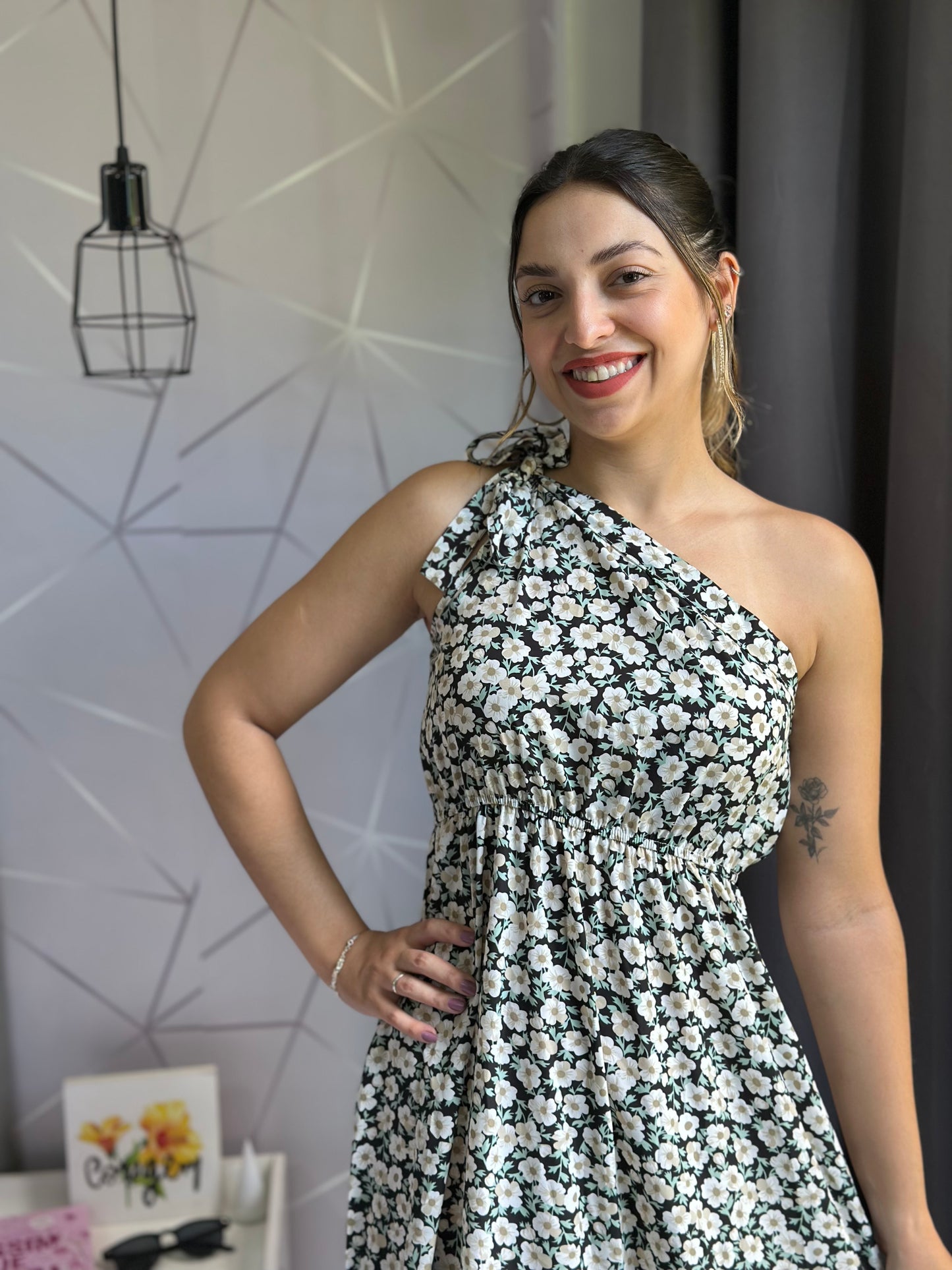 Vestido Longo Feminino Florido