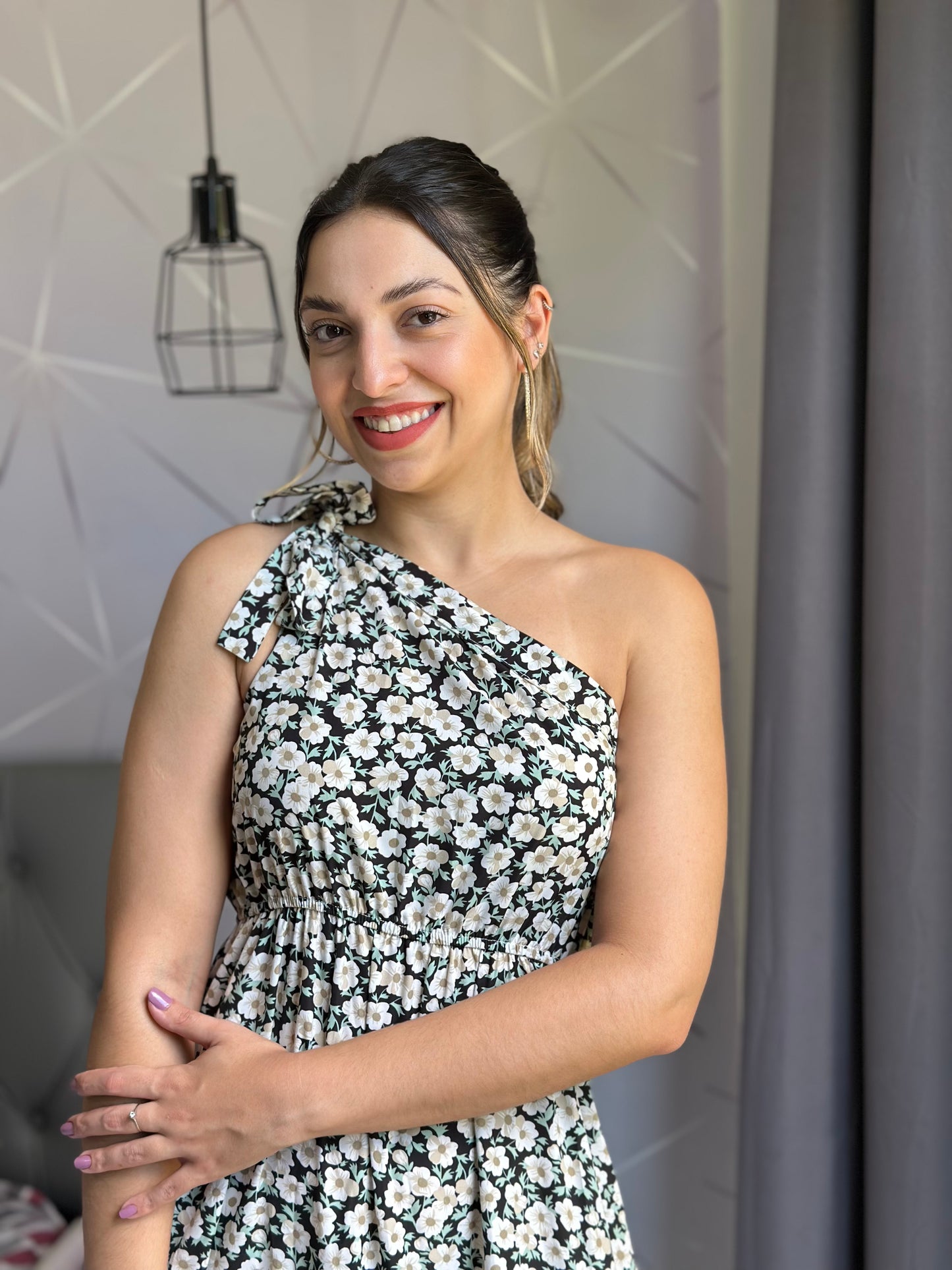 Vestido Longo Feminino Florido