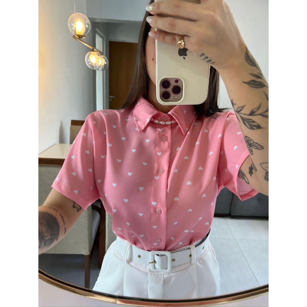Camisa Feminina Marina