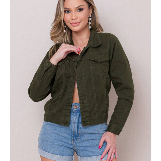 Jaqueta Feminina Jeans Isis